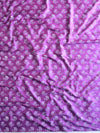 Handloom Block Printed Cotton Silk Salwar Kameez Dupatta Set-Violet