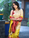 Bhagalpuri Handloom Pure Tussar Saree-Multicolor