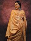 Pure Handloom Khadi Cotton Madhubani Print Salwar Kameez Dupatta Set-Beige