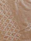 Handloom Khadi Cotton Embroidery Salwar Kameez Dupatta Set-Brown