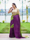 Bhagalpuri Handloom Pure Tussar Saree-Multicolor