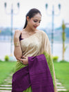 Bhagalpuri Handloom Pure Tussar Saree-Multicolor