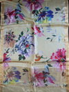 Banarasee Tussar Silk Saree With Digital Print & Zari Border-Pastel Yellow