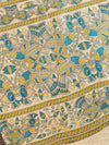 Handloom Block Printed Khadi Cotton Salwar Kameez Dupatta Set-Beige
