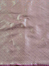 Banarasee Handwoven Semi Silk Saree With Buta Design-Brown