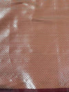 Banarasee Handwoven Semi Silk Saree With Zari Work-Maroon