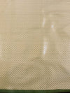 Banarasee Handwoven Semi Silk Saree With Zari Work-Olive Green