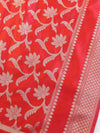 Banarasee Art Silk Jaal Design Dupatta-Red