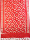 Banarasee Art Silk Jaal Design Dupatta-Red