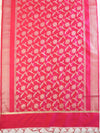 Banarasee Art Silk Jaal Design Dupatta-Pink