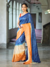 Bhagalpuri Handloom Pure Tussar Saree-Multicolor