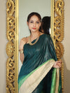 Bhagalpuri Handloom Pure Tussar Saree-Multicolor