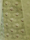 Banarasee Embroidered Chanderi Salwar Kameez With Kota Check Dupatta Set-Light Green