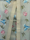 Banarasee Tissue Hand-Painted Salwar Kameez Fabric With Dupatta Set-Grey