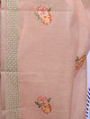 Banarasee Embroidered Chanderi Salwar Kameez With Dupatta Set-Pink