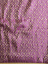 Banarasee Brocade Salwar Kameez Fabric With Art Silk Dupatta-Violet