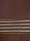 Banarasee Cotton Silk Stripe Pattern Salwar Kameez Fabric With Dupatta Set-Brown