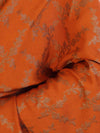 Banarasee Cotton Silk Salwar Kameez Fabric With Dupatta Set & Resham Work-Orange