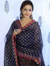Banarasee Cotton Silk Salwar Kameez Fabric With Dupatta Set & Resham Work-Blue