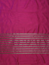 Banarasee Cotton Silk Stripe Pattern Salwar Kameez Fabric With Dupatta Set-Magenta