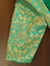 Banarasee Art Silk Fabric Blouse-Green