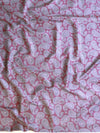 Handloom Block Printed Khadi Cotton Salwar Kameez With Dupatta Set-Grey & Red