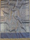 Banarasee Art Silk Jaal Design Dupatta-Grey