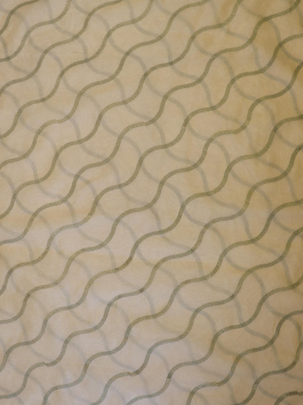 Banarasee Brocade Salwar Kameez Fabric With Contrast Dupatta-Navy Blue & Gold