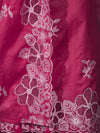 Banarasee Resham Embroidered Chanderi Salwar Kameez With Cutwork Dupatta Set-Pink