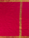 Banarasee Tissue Salwar Kameez Fabric With Contrast Cotton Silk Dupatta-Green & Pink