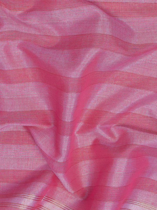 Banarasee Brocade Salwar Kameez Fabric With Cotton Silk Dupatta-Sea Green & Pink