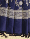 Banarasee Brocade Salwar Kameez Fabric With Art Silk Dupatta Set-Moss Green & Navy Blue