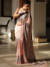 Banarasee Pure Georgette Saree With Embroidery Work-Pink