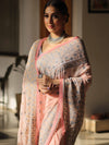 Banarasee Pure Georgette Saree With Embroidery Work-Pink