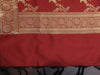 Banarasee Brocade Salwar Kameez Fabric With Cotton Silk Dupatta-Slate Blue & Red