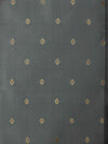 Banarasee Brocade Salwar Kameez Fabric With Cotton Silk Dupatta-Slate Blue & Red