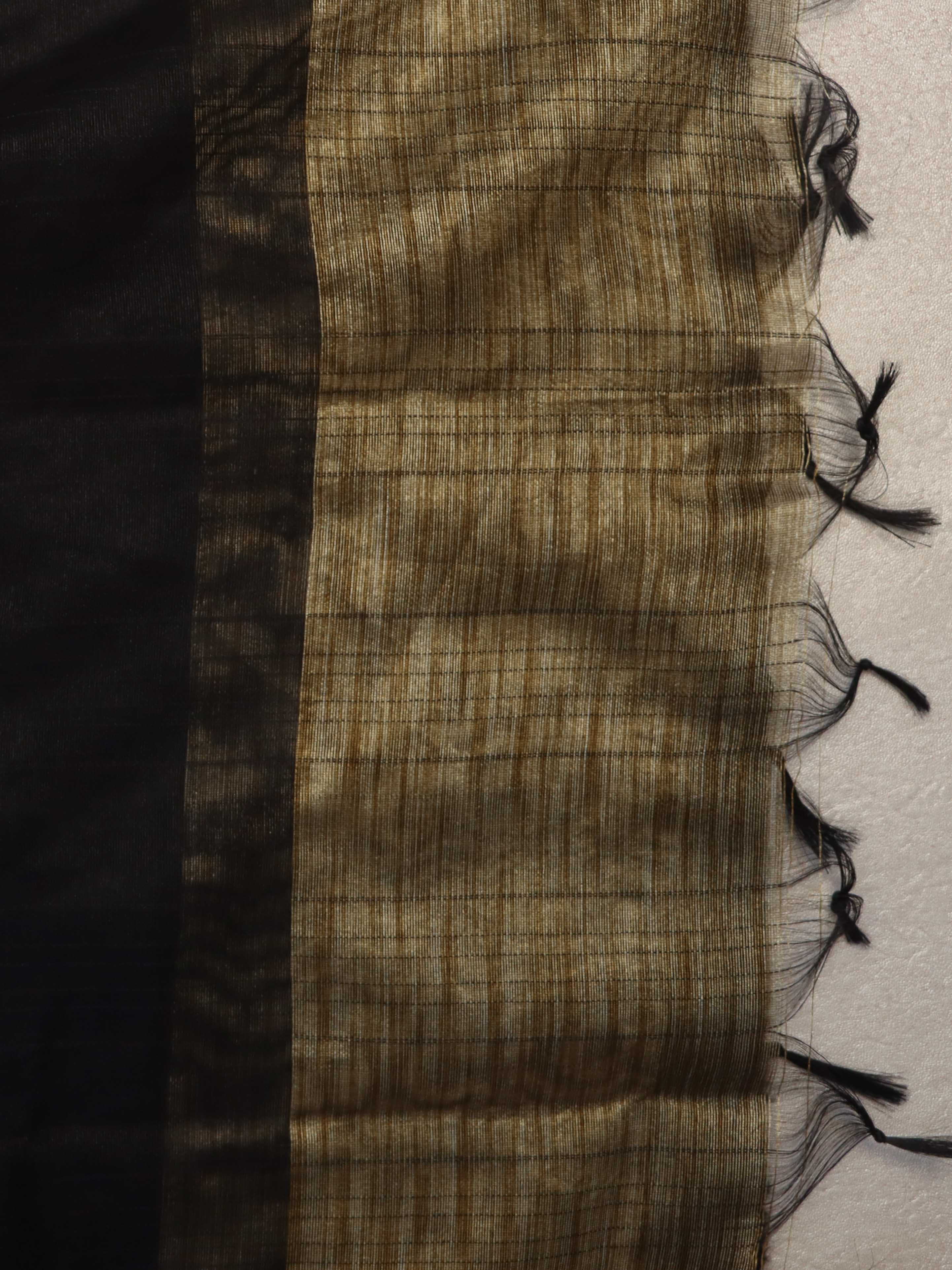 Banarasee Brocade Salwar Kameez Fabric With Cotton Silk Dupatta Set-Beige & Black