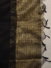 Banarasee Brocade Salwar Kameez Fabric With Cotton Silk Dupatta Set-Beige & Black