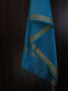 Banarasee Art Silk Salwar Kameez Fabric With Cotton Silk Dupatta Set-Sky Blue