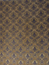 Banarasee Art Silk Salwar Kameez Fabric With Cotton Silk Dupatta Set-Golden & Blue