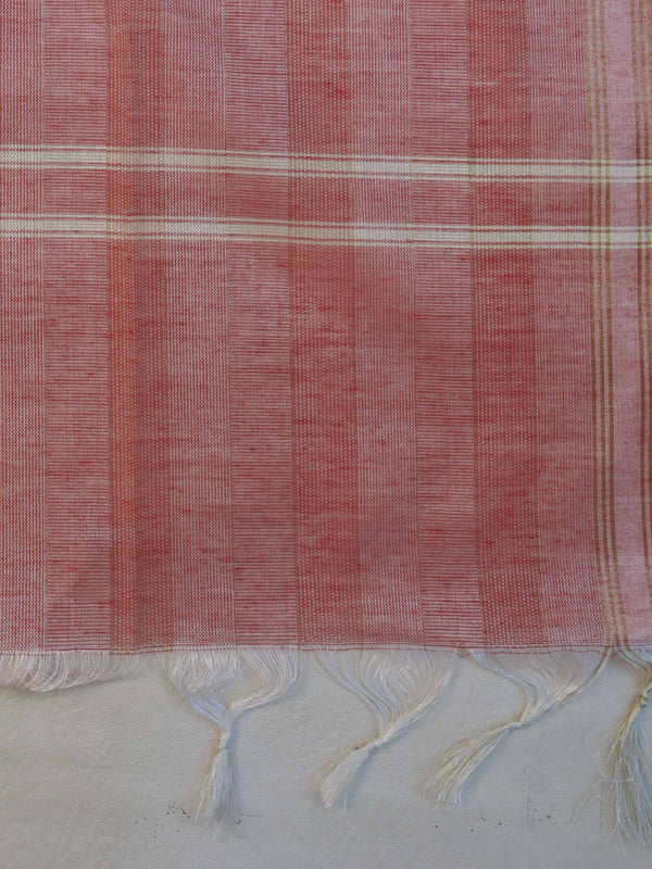 Banarasee Brocade Salwar Kameez Fabric With Cotton Silk Dupatta-Pink & Yellow
