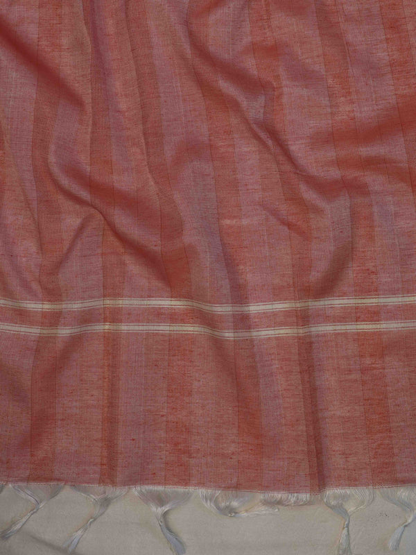 Banarasee Brocade Salwar Kameez Fabric With Cotton Silk Dupatta-Pink & Yellow