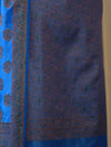 Banarasee Semi Katan Jamewar Weaving Salwar Kameez Fabric With Dupatta Set-Blue