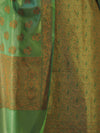 Banarasee Semi Katan Jamewar Weaving Salwar Kameez Fabric With Dupatta Set-Light Green