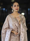 Banarasee Cotton Silk Zari Work Salwar Kameez Fabric With Dupatta Set-Dusty Pink