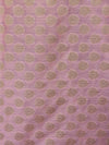 Banarasee Cotton Silk Zari Woven Salwar Kameez Dupatta Set-Light Pink