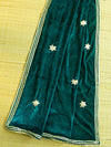 Banarasee Gota Patti Velvet Salwar Kameez Set-Green