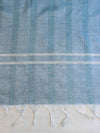 Banarasee Brocade Salwar Kameez Fabric With Cotton Silk Dupatta-Teal Green & Beige