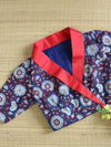 Pure Cotton Handblock Printed Blouse-Blue