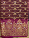 Banarasee Art Silk Zari Design Salwar Kameez With Dupatta Set-Maroon